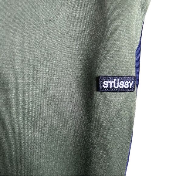 STUSSY LINK TRACK PANT Olive Size XXL - Picture 7 of 16